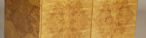 Milo Baughman, mid century, olive burl, chrome, Thayer Coggin